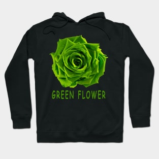 Green Flower Hoodie